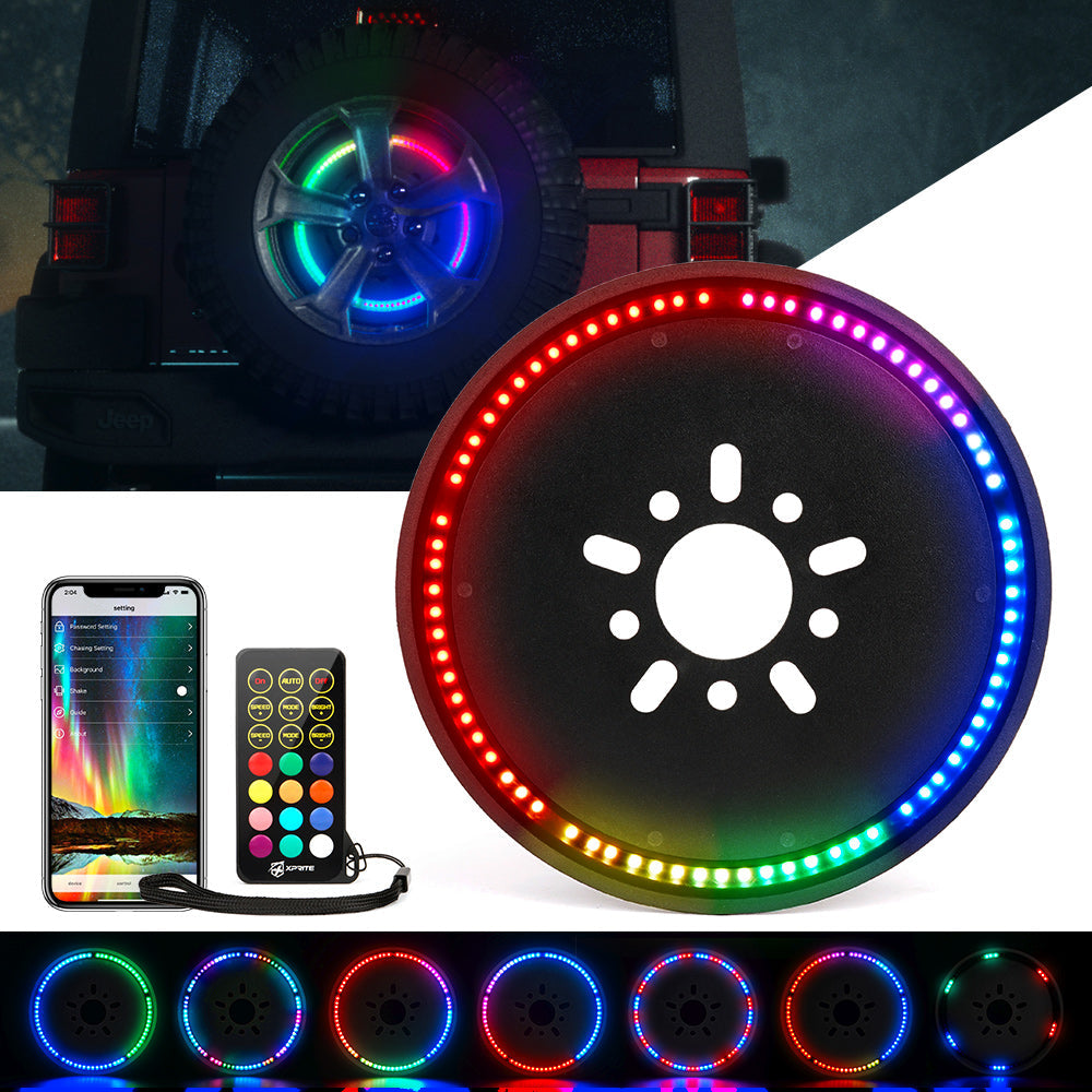 Jeep Wrangler JK RGB LED Spare Tire Brake Light