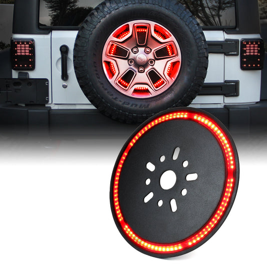 Jeep Wrangler JK Spare Tire LED Brake Light | Cyclone Series