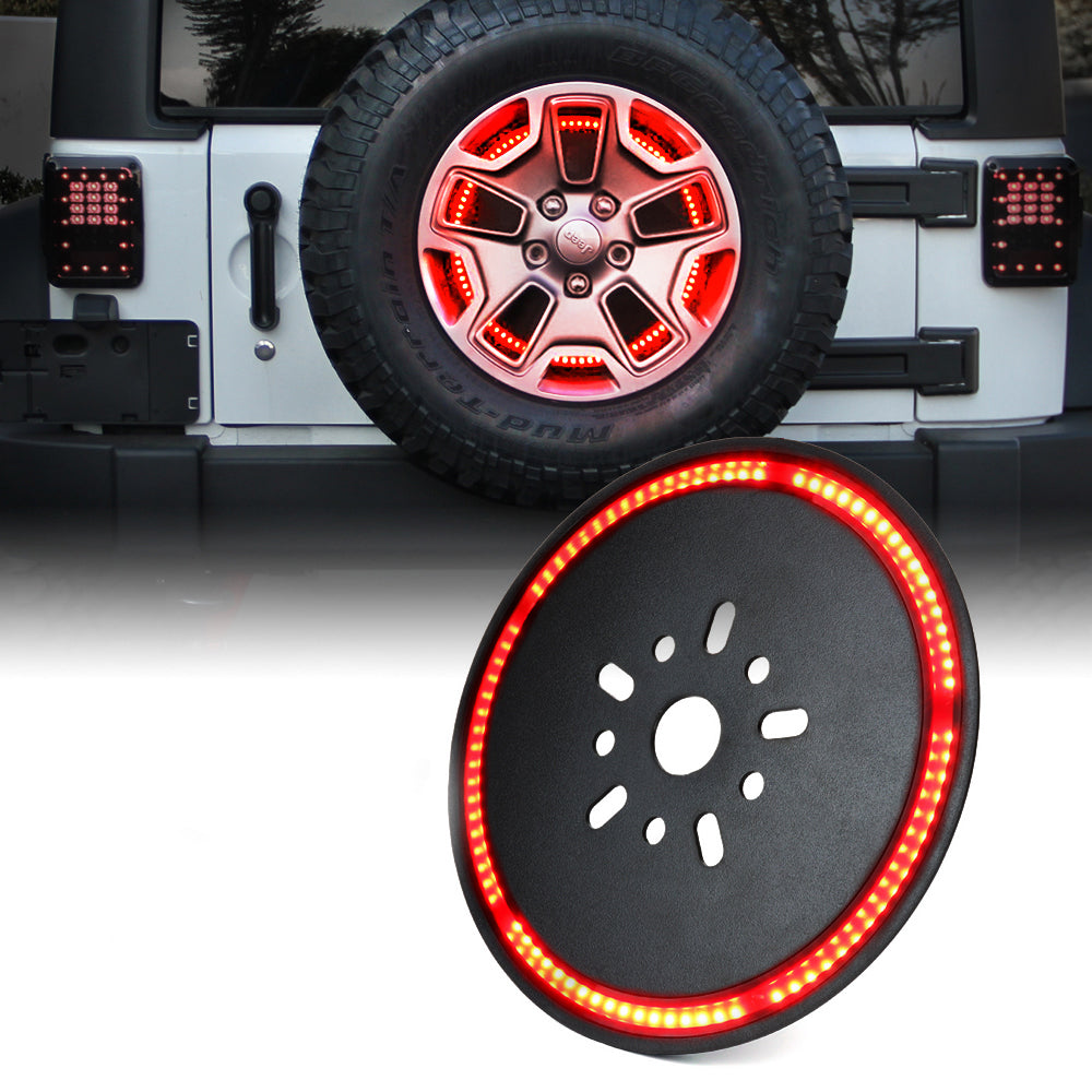 Jeep Wrangler JK/JL 14" Spare Tire Brake Light | Typhoon Series