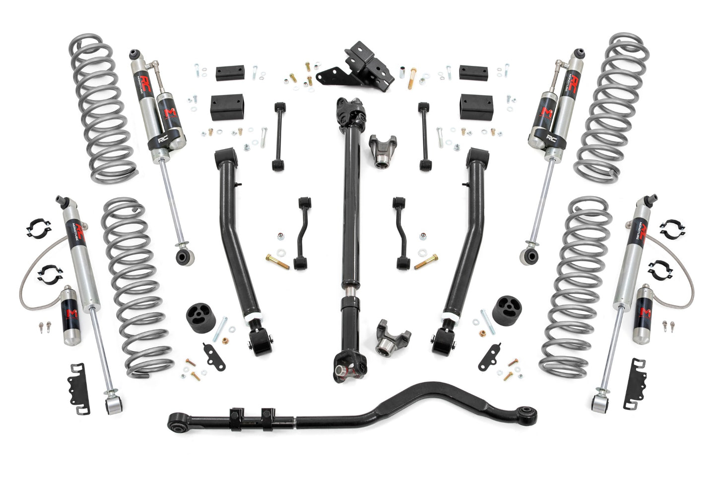3.5 Inch Lift Kit 4-Door Jeep Wrangler JL Rubicon 4WD 24-25 by Rough Country