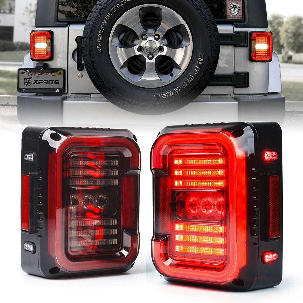 Jeep Wrangler JK LED Tail Lights | Inspire Series