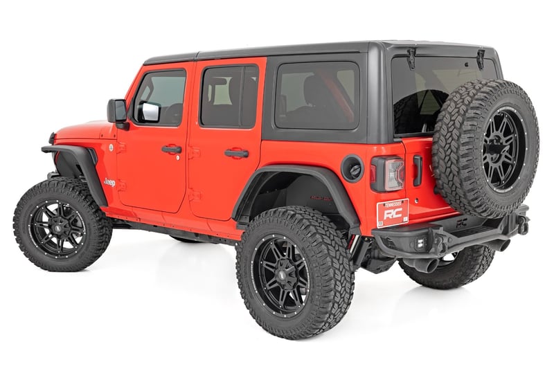 High Clearance LED Flat Fender Flare Kit | UV Treated | | Jeep Wrangler JL (18-24)