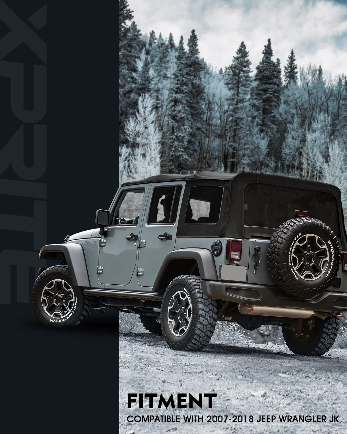 Jeep Wrangler JK Gas Cap Cover | Bedrock Series