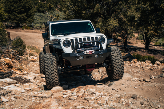 Heavy-Duty Steel Tube Grill Guard for Jeep Wrangler JL Gladiator JT