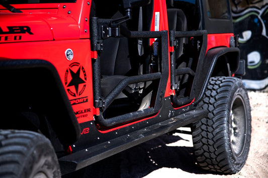 2007-2018 JEEP WRANGLER JK TUBE DOORS FRONT, PAIR
