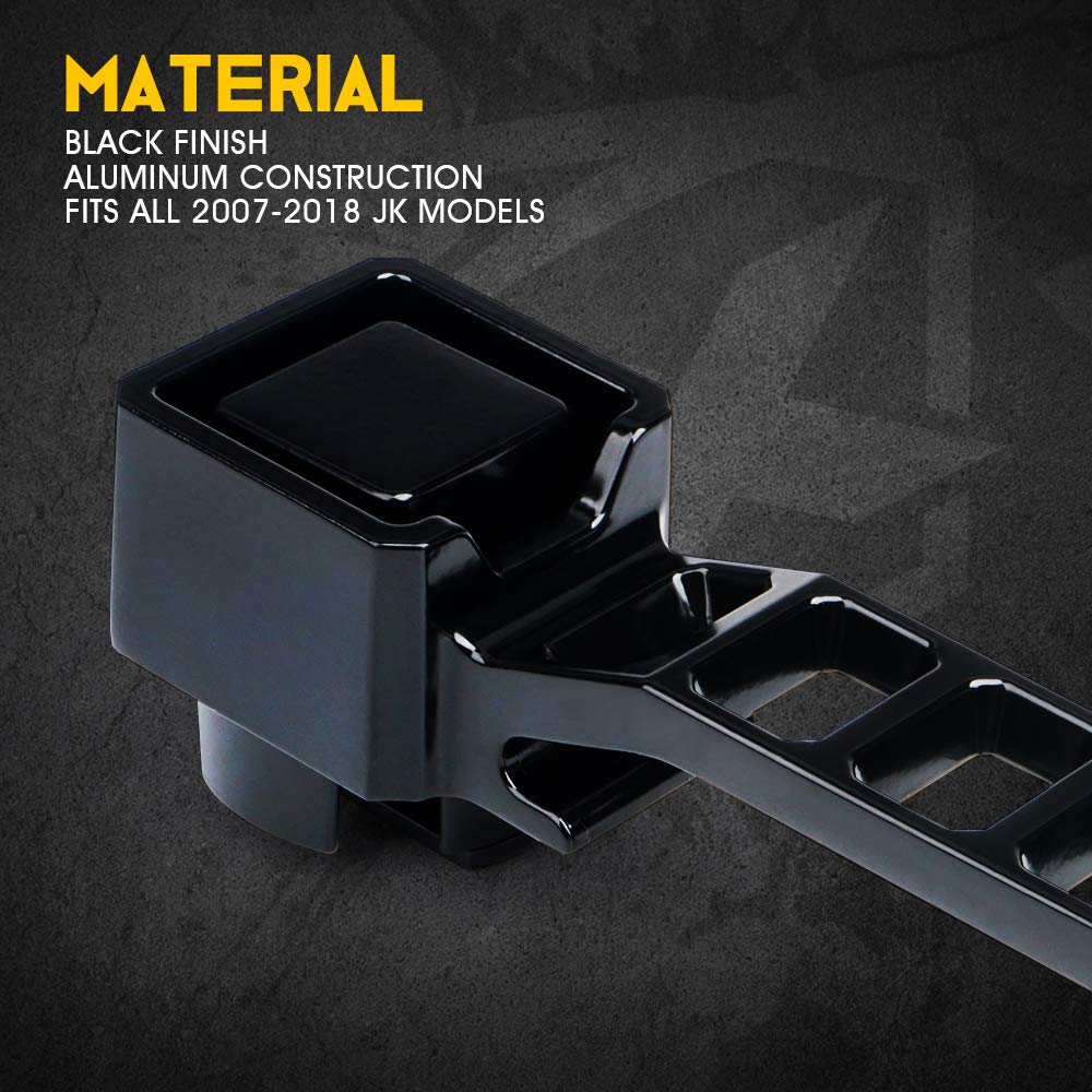 Jeep Wrangler JK Aluminum Door Handle | Storm Series