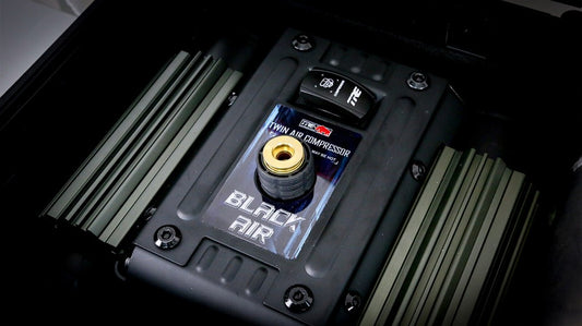 High Performance Portable Twin Motor  Air Compressor w/Tank 12V by TRE 4x4