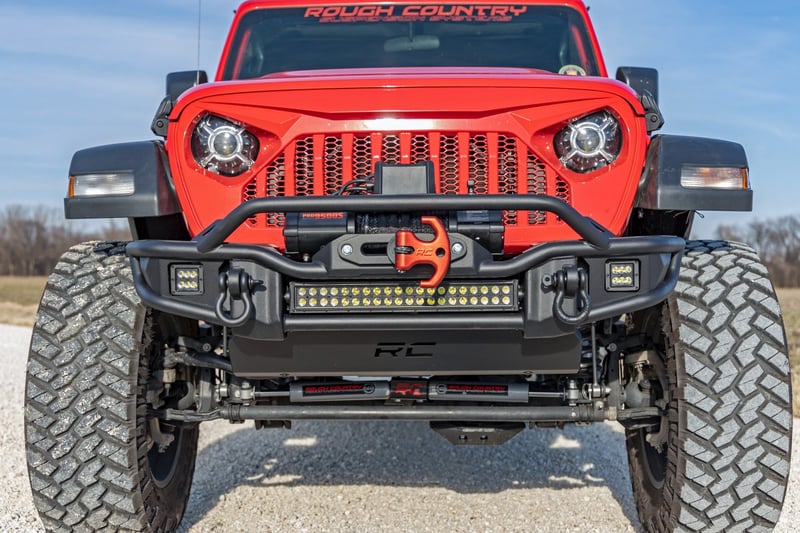 Front Winch Bumper | Tubular | Skid Plate | Jeep Gladiator JT/Wrangler JK & JL/Wrangler Unlimited