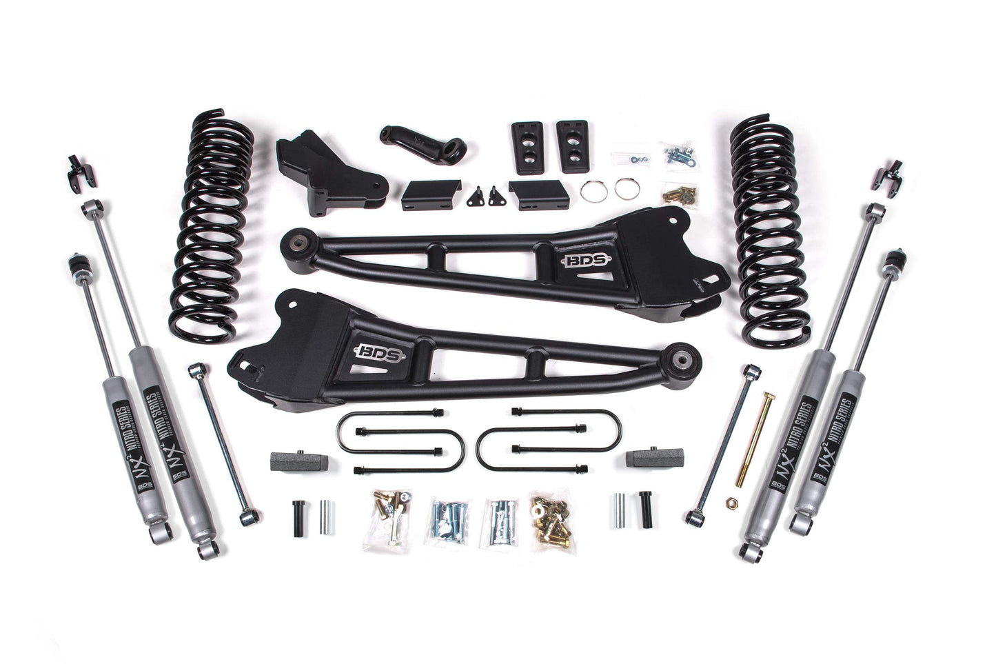 4 Inch Lift Kit w/ Radius Arm | Ram 3500 (13-18) 4WD | Diesel