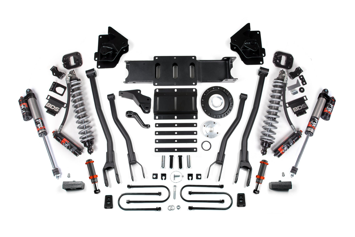 4 Inch Lift Kit w/ 4-Link | FOX 2.5 Coil-Over Conversion - Performance Elite | Ram 3500 (13-18) 4WD | Diesel