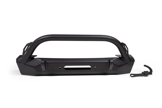 Inferno Front Winch Bumper with Flat Top Bull Bar | Jeep Wrangler JK
