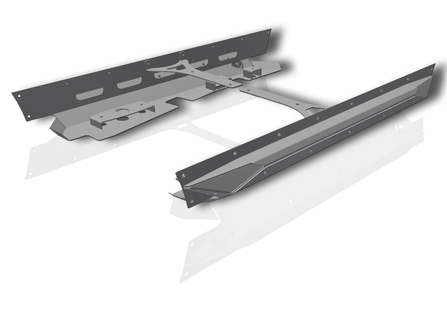 Pyro Mini Boatside Rocker Guard - 5" Stretch Jeep Wrangler YJ/TJ/LJ 87-06 by CrawlTek Revolution