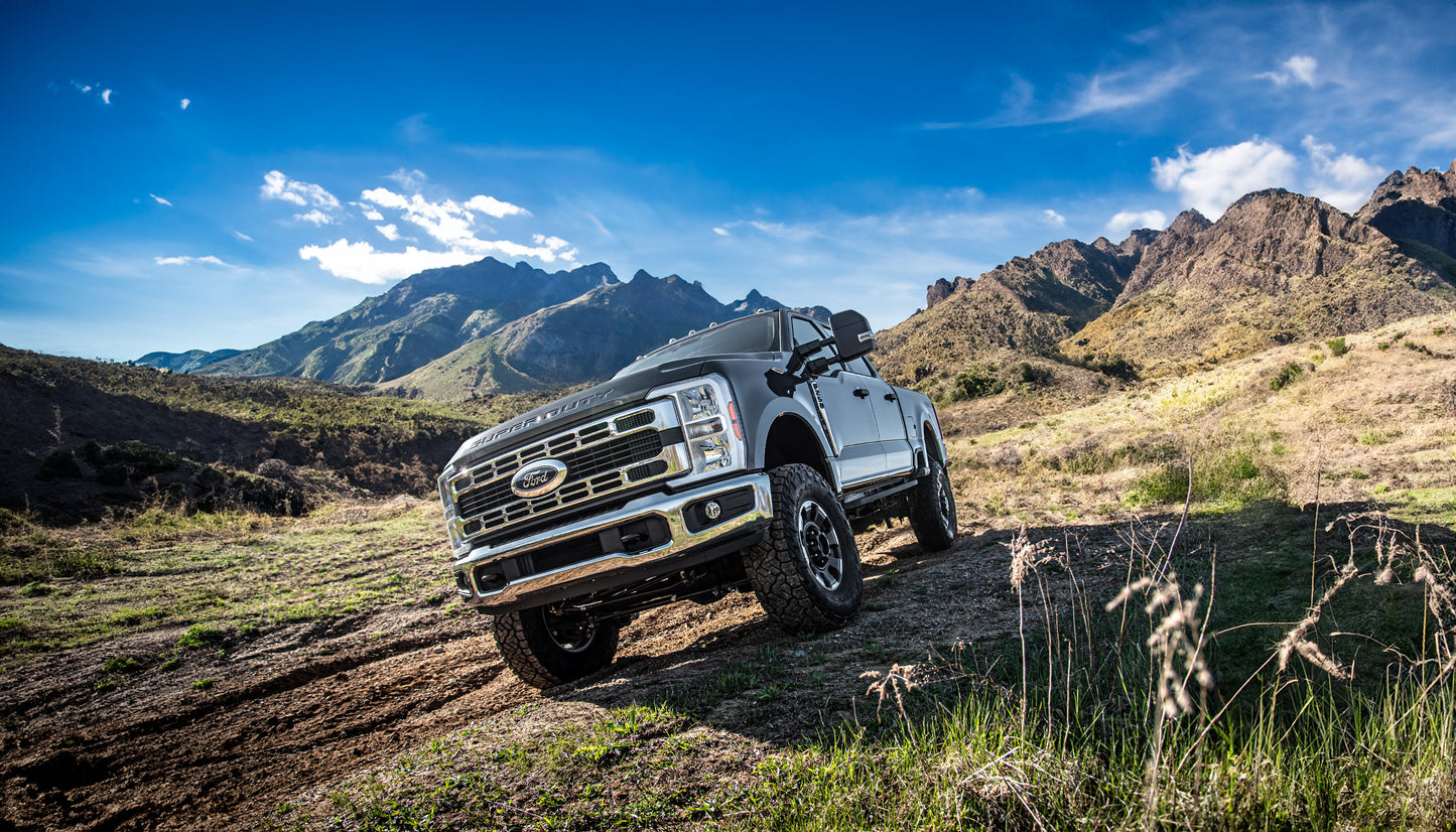Ride Height Sensor Relocation Bracket Kit | 5-7 Inch Lift w/ Radius Arm Drop | Ford F250/F350/F450 Super Duty (23-26) 4WD