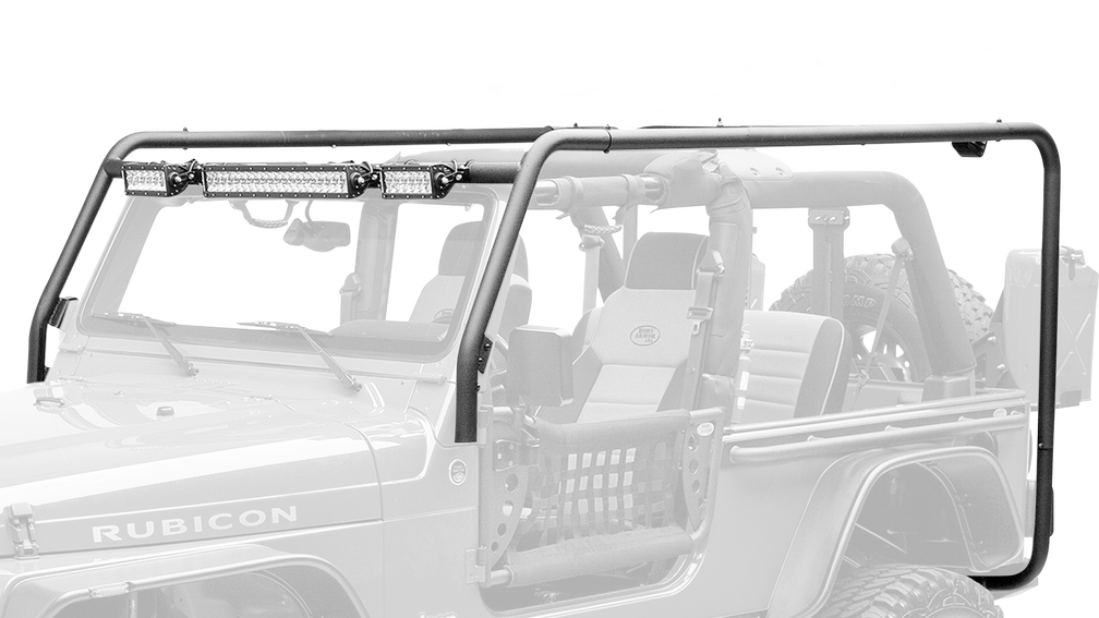 Cargo Roof Rack Jeep Wrangler JK 2 Door 07-18 by Body Armor 4x4