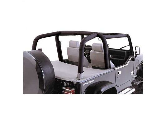 Roll Bar Cover Kit Black Denim Wrangler 97-02 by Rugged Ridge