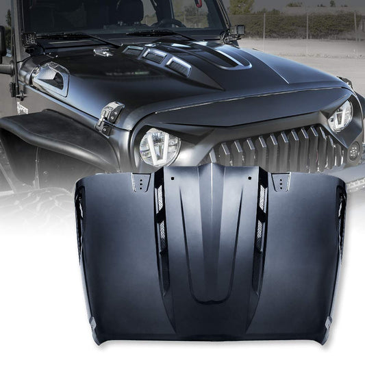 Jeep Wrangler JK Heat Dispersion Hood | Avenger Series