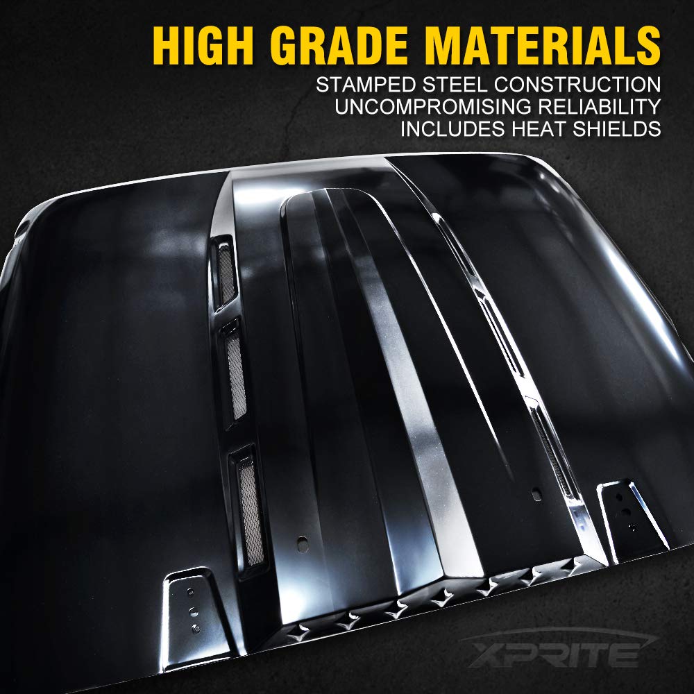 Jeep Wrangler JK Heat Dispersion Hood | Avenger Series