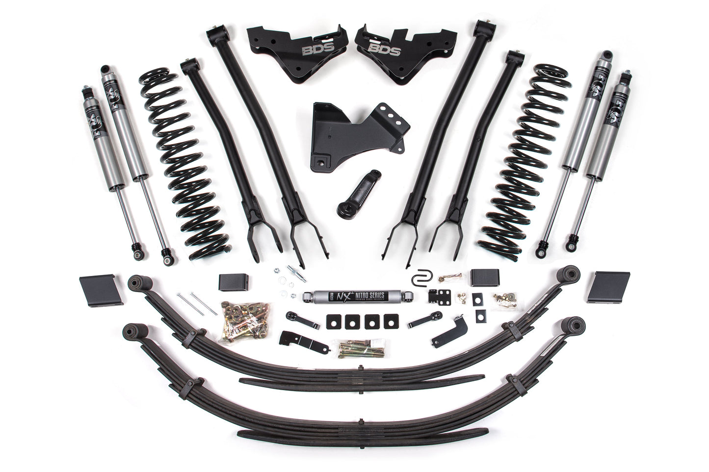5 Inch Lift Kit w/ 4-Link | Ford F250/F350 Super Duty (23-26) 4WD | Gas