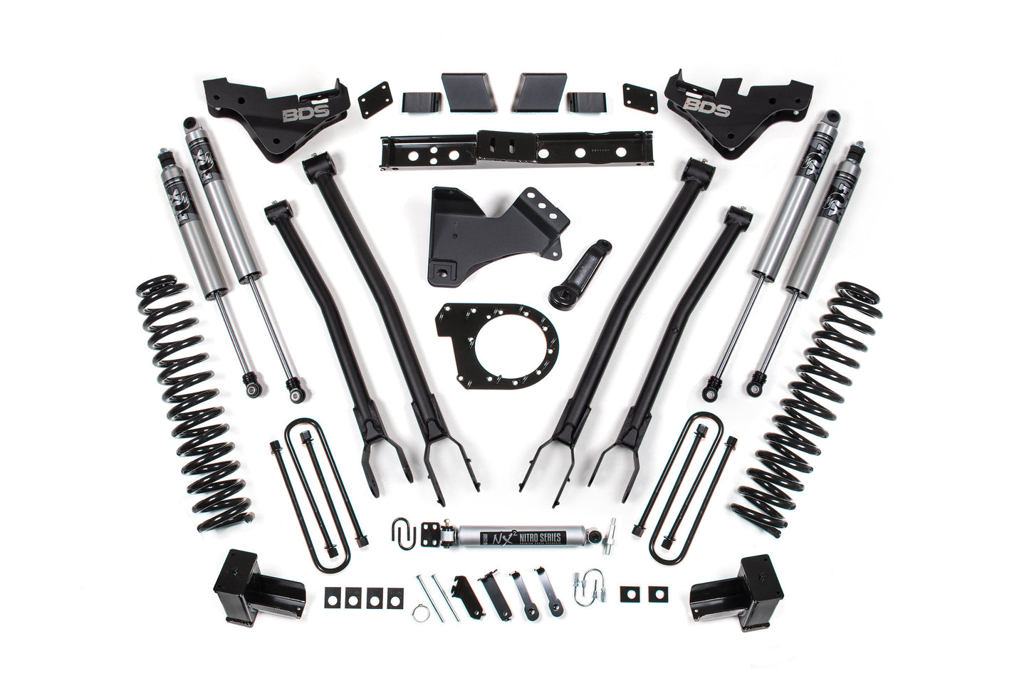 7 Inch Lift Kit w/ 4-Link | Ford F250/F350 Super Duty (23-26) 4WD | Diesel