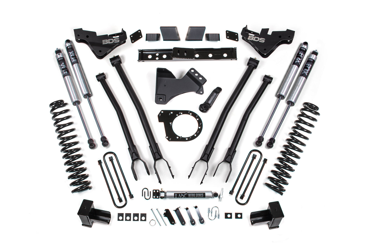 7 Inch Lift Kit w/ 4-Link | Ford F350 Super Duty DRW (23-26) 4WD | Diesel