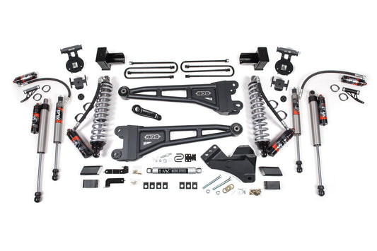 4 Inch Lift Kit w/ Radius Arm | FOX 2.5 Performance Elite Coil-Over Conversion | Ford F350 Super Duty DRW (20-22) 4WD | Diesel