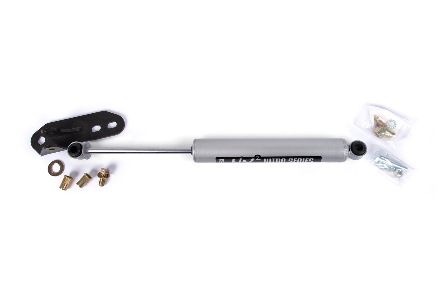 Single Steering Stabilizer Kit w/ NX2 Shock | Chevy Silverado & GMC Sierra 2500/3500HD (16-26) 4WD