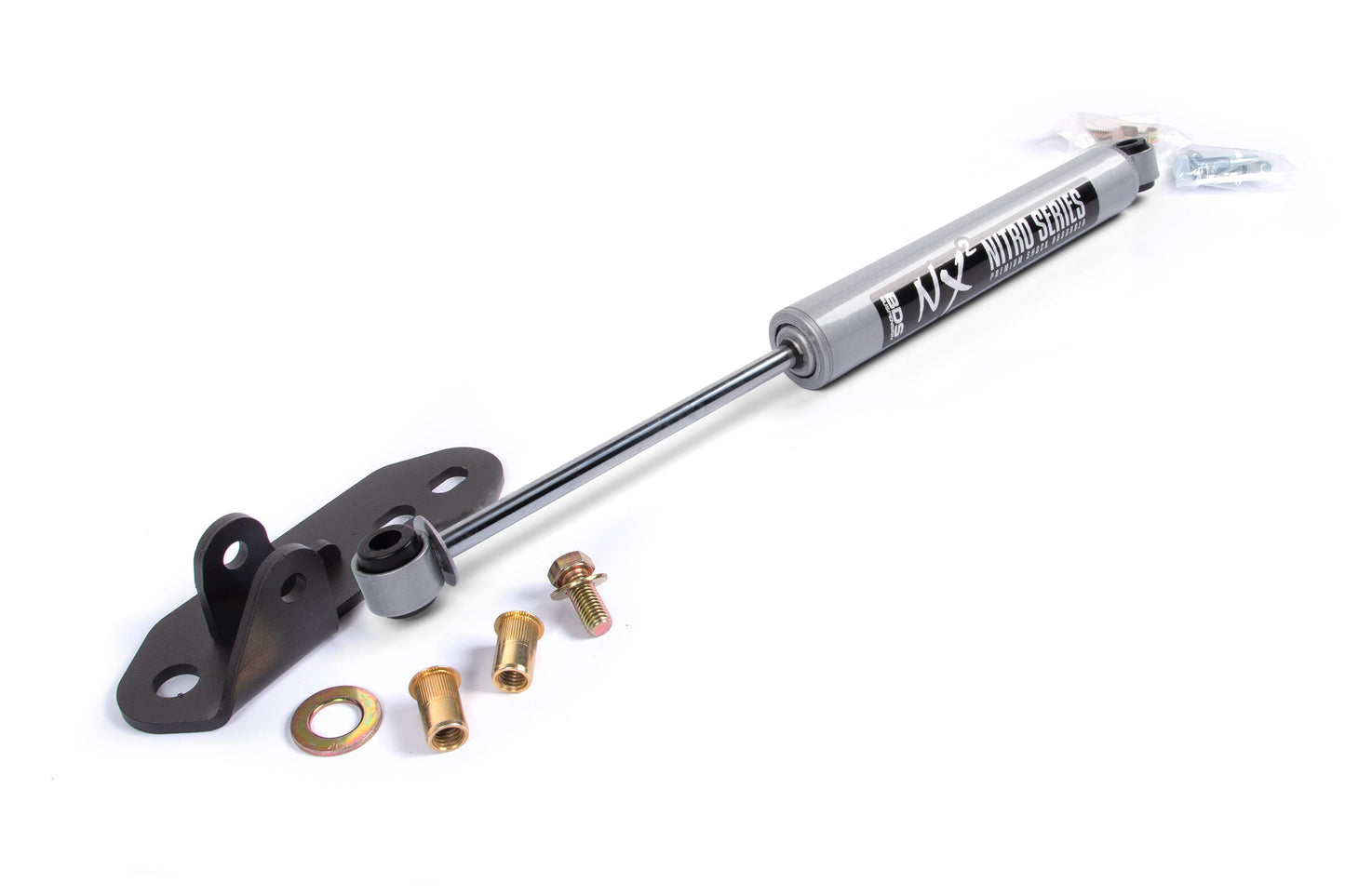 Single Steering Stabilizer Kit w/ NX2 Shock | Chevy Silverado & GMC Sierra 2500/3500HD (16-26) 4WD