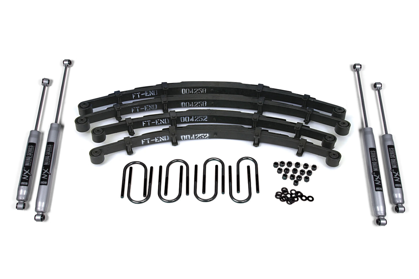 2.5 Inch Lift Kit w/NX2 Shocks Jeep CJ5, CJ7 76-81 by BDS Suspension
