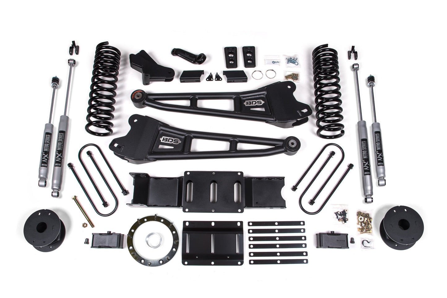 4 Inch Lift Kit w/ Radius Arm | Ram 3500 w/ Rear Air Ride (19-24) 4WD | Diesel