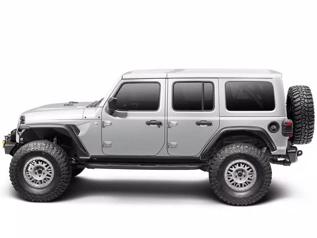 Front & Rear Inner Fender Liners for Jeep Wrangler 18-24 Gladiator 20-24 by Rugged Ridge