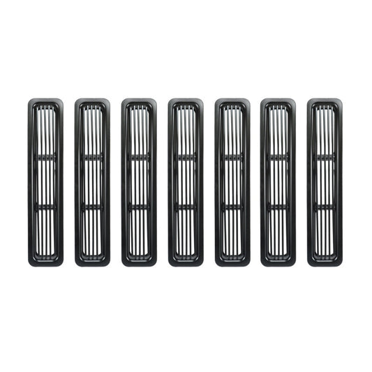 Rugged Ridge Billet Grille Inserts Black 97-06 Jeep Wrangler