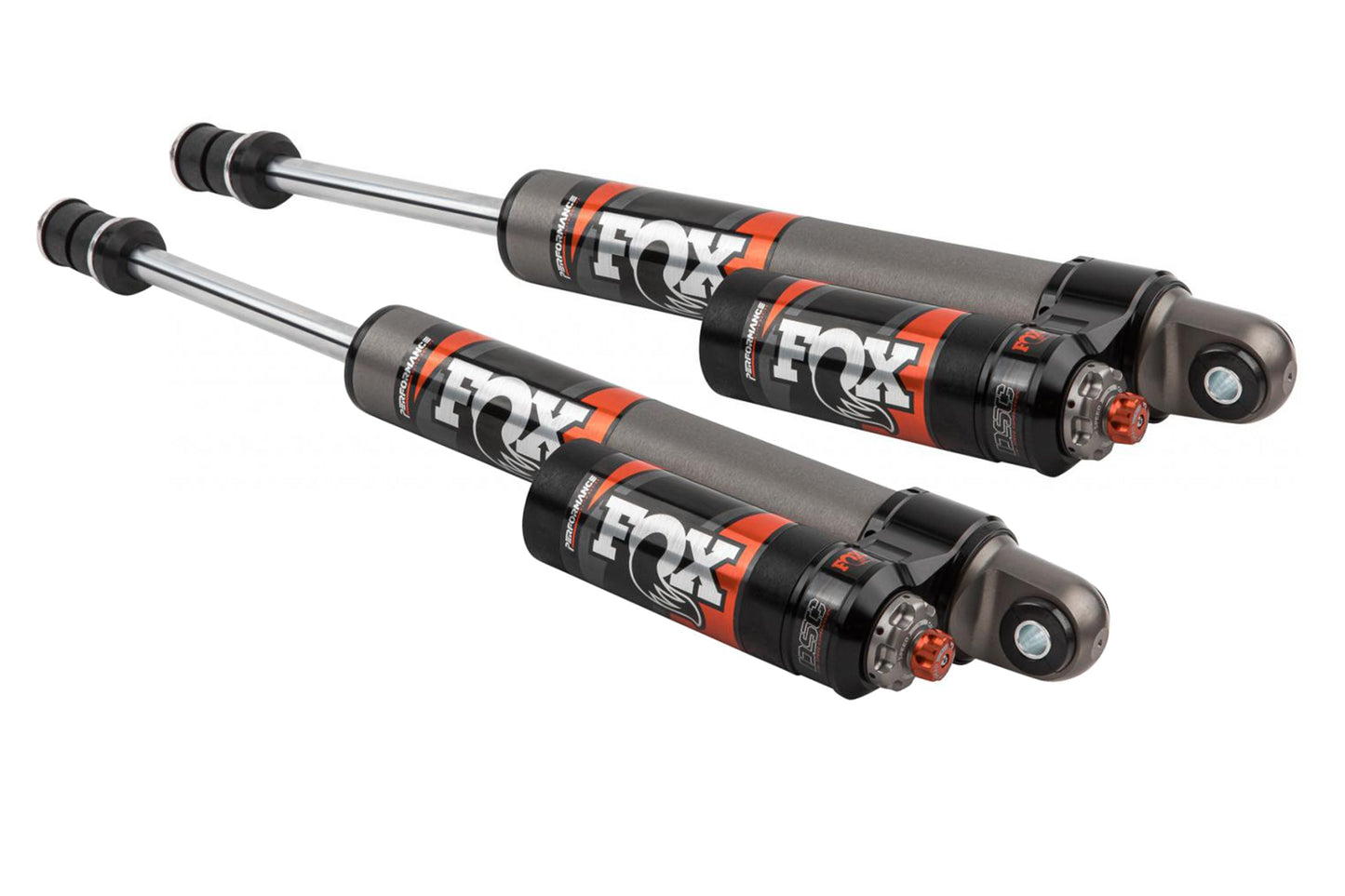 FOX 2.5 Rear Shocks w/ DSC Reservoir | 0-1.5 Inch Lift | Performance Elite Series | Ram 2500 (14-23) and 3500 (13-23) 4WD