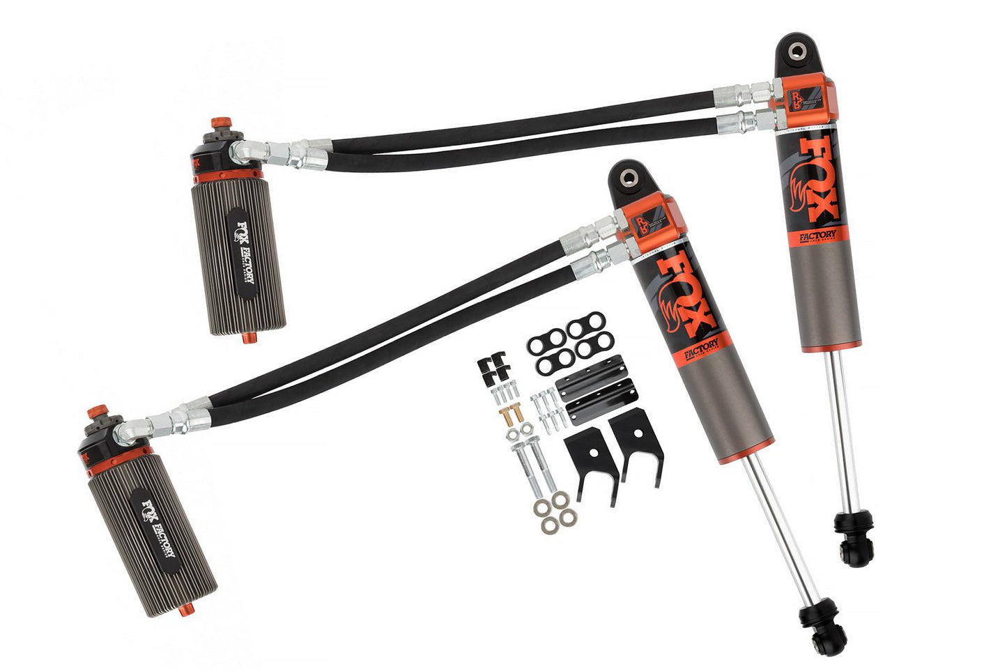 FOX 3.0 Internal Bypass Reservoir Front Shocks Adjustable | Factory Race | 3.5-4.5 Inch Lift | Jeep Wrangler JL (18-25)