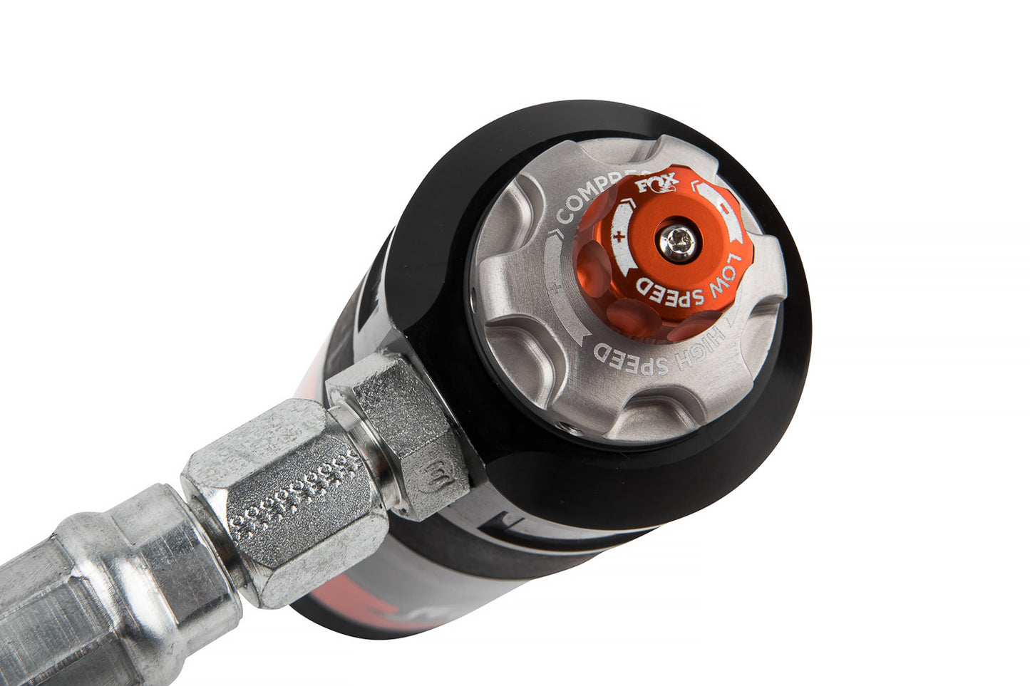 FOX 2.5 Front Shocks w/ DSC Reservoir | 6.5 Inch Lift | Performance Elite Series | Chevy Silverado and GMC Sierra 2500 / 3500 HD (20-26)