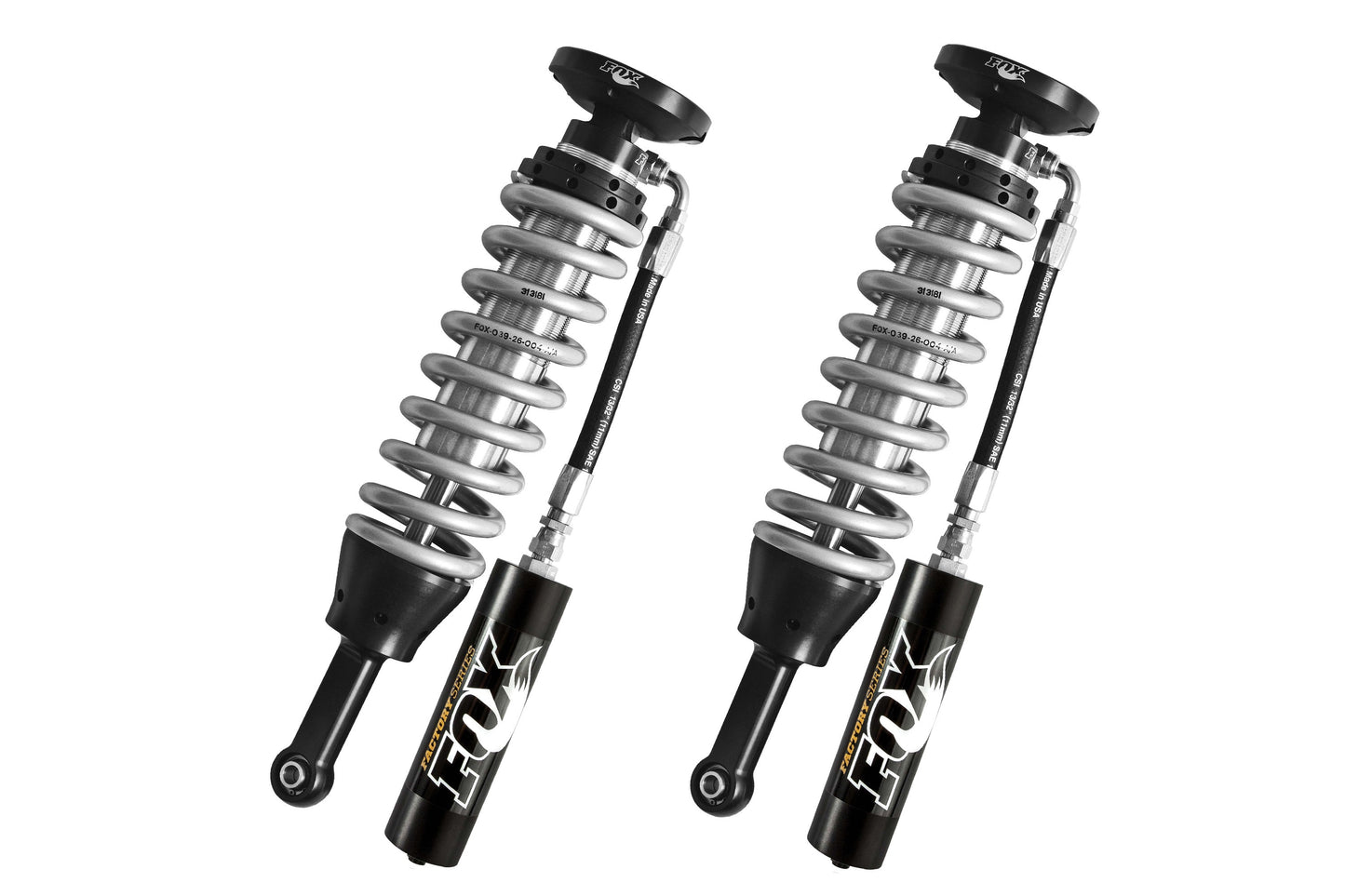 FOX 2.5 Coil-Over Shocks w/ Reservoir 0-3 Inch Lift Factory Series With UCA Toyota Tundra 07-21 by Zone Offroad