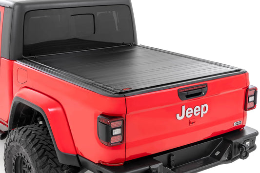 Hard Roll Up Bed Cover 5' Bed Jeep Gladiator JT 4WD 20-25 by Rough Country