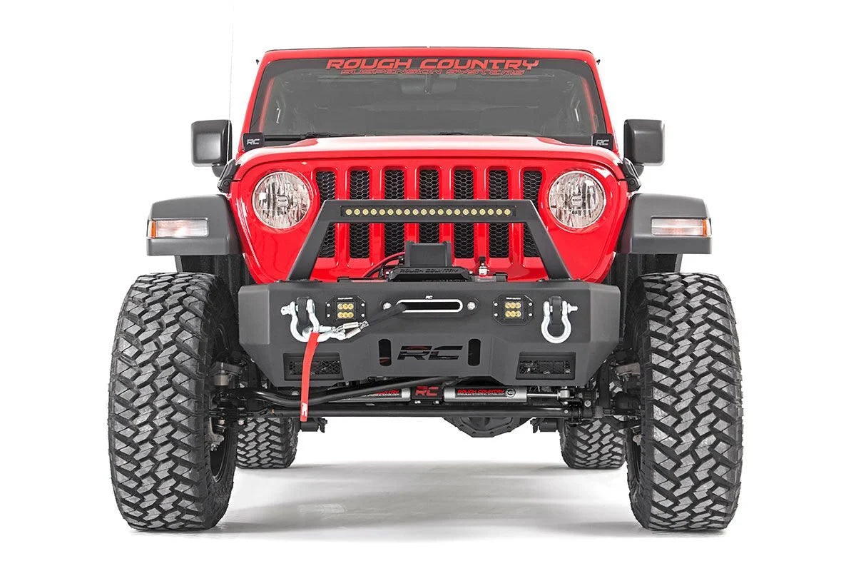 N3 Steering Stabilizer Dual 2.5-8 Inch Lift Jeep Gladiator JT/Wrangler JL 18-25 by Rough Country