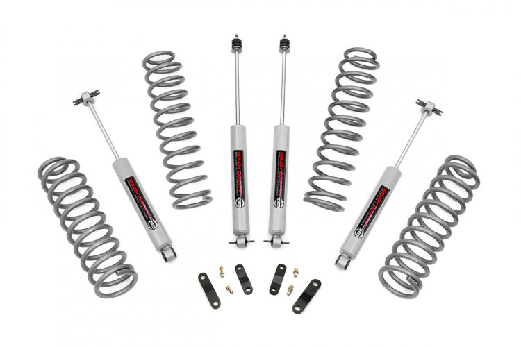 2.5 Inch Lift Kit Jeep Wrangler 4-Door 2wd/4wd 07-08 by Rough Country