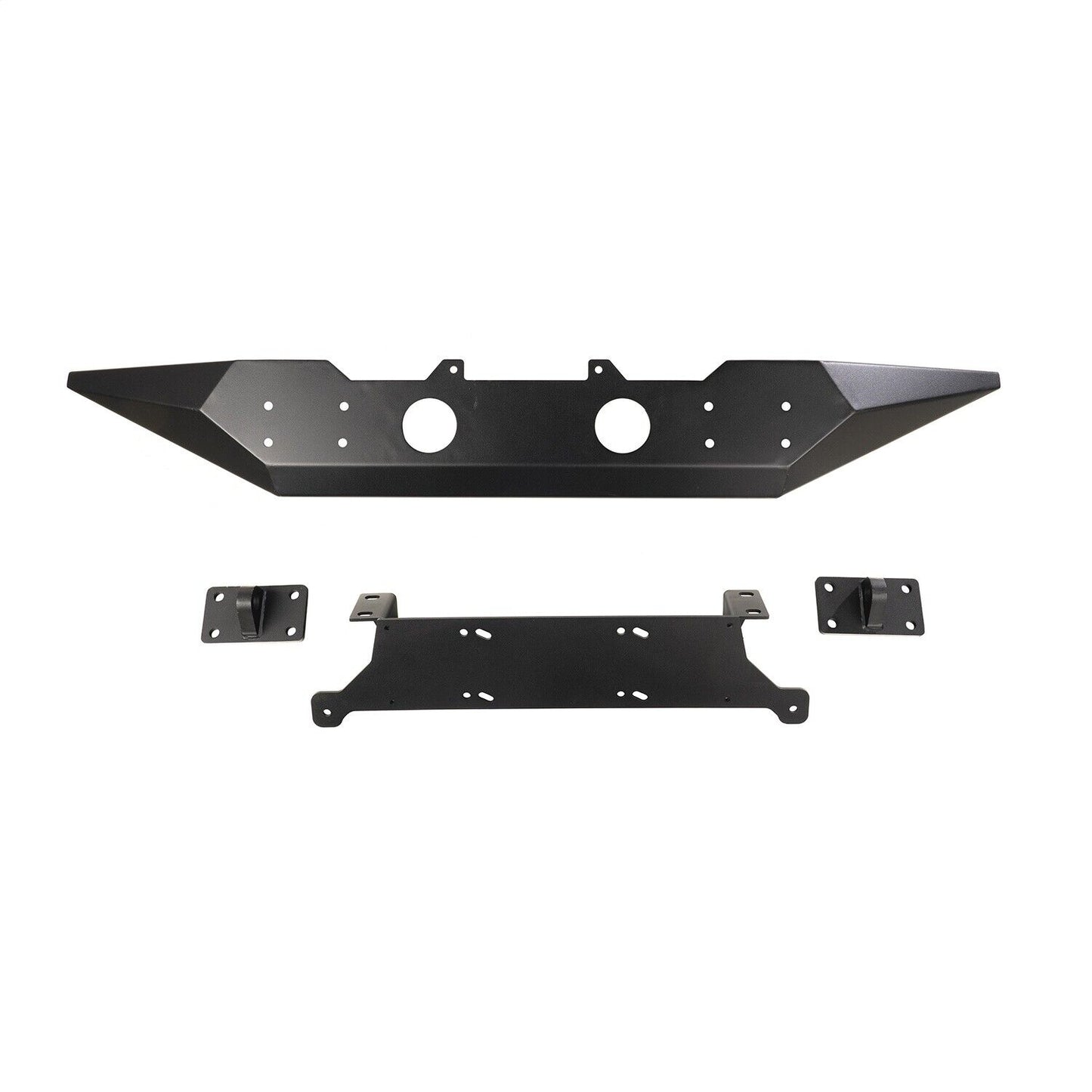 Spartan Front Bumper Satin Black Wrangler JK 07-18 by Rugged Ridge