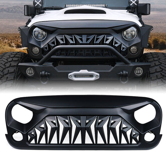 Replacement JK Front Grille Venom Series G1 for Jeep Wrangler 07-18