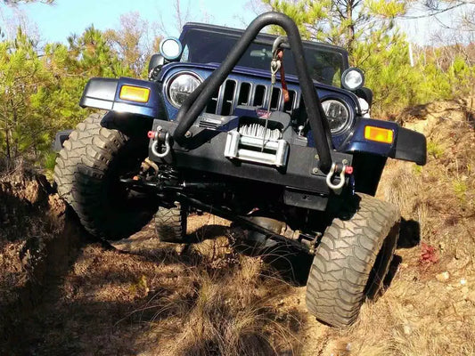 Stinger Modular Front Bumper Wrangler JK 87-17 by Rugged Ridge