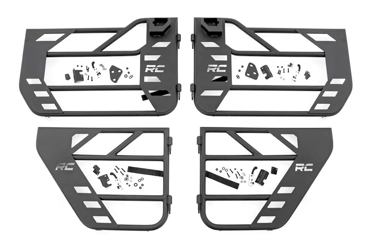 Tubular Doors Jeep Gladiator JT, Wrangler JL 4WD 18-25 by Rough Country
