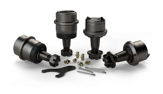TeraFlex 1353100-TF Teraflex TJ/LJ Dana 30 | Dana 44 Upper & Lower HD Ball Joints w/out Knurl - Set of 4