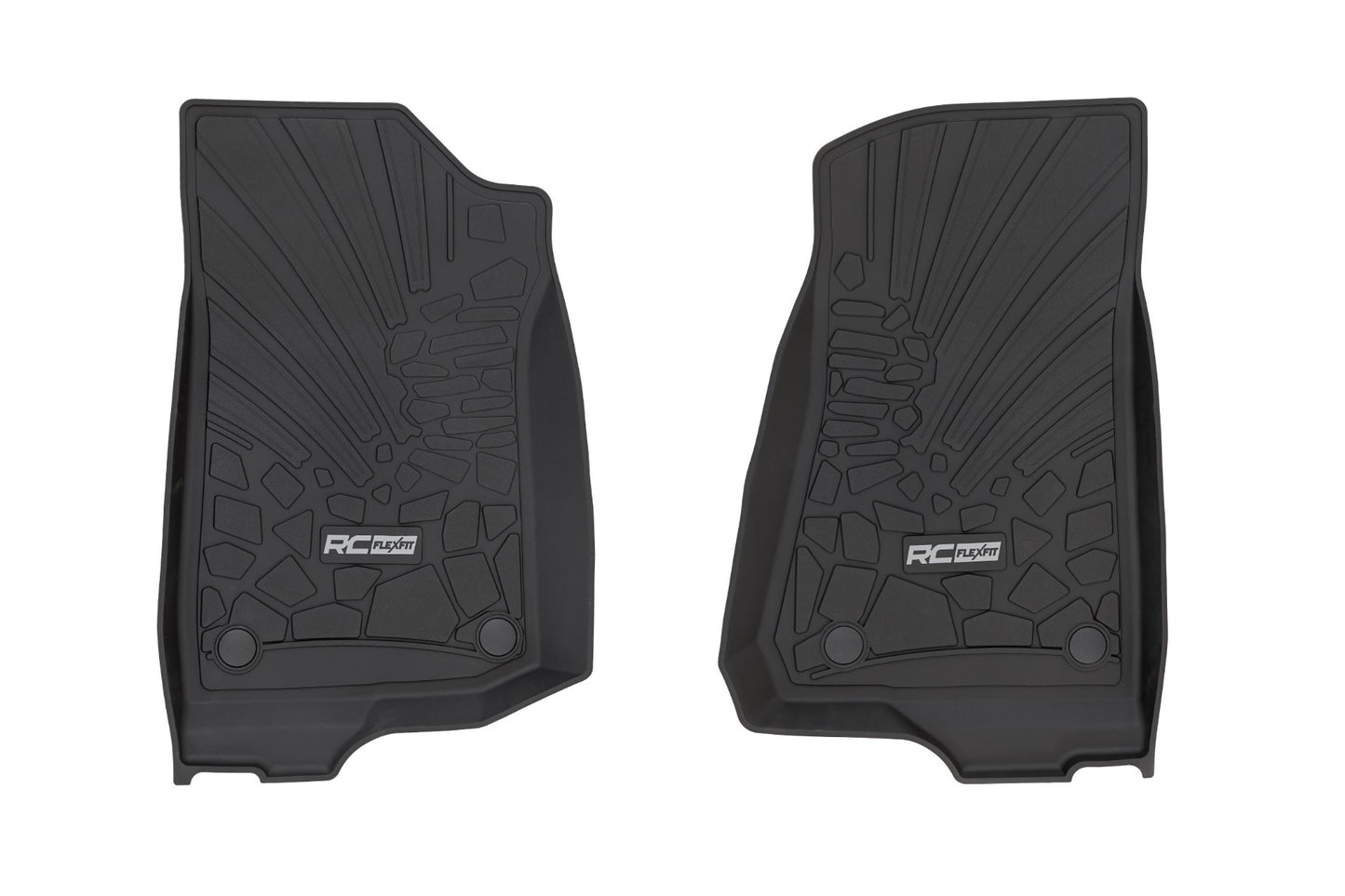 Flex Fit Floor Mats FR | 2 Door | Jeep Wrangler JL 4WD (2018-2025)