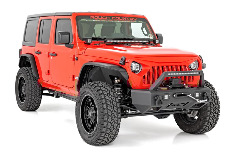 High Clearance LED Flat Fender Flare Kit | UV Treated | | Jeep Wrangler JL (18-24)