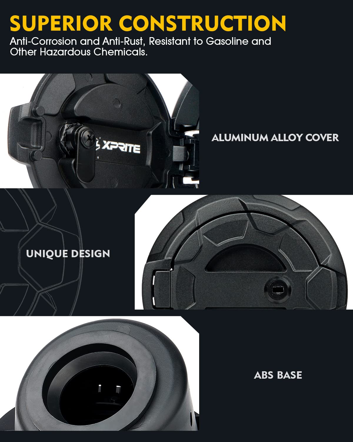 Jeep Wrangler JK Gas Cap Cover | Bedrock Series