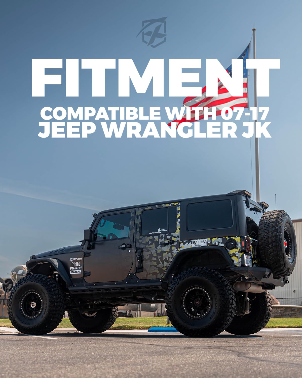 Jeep Wrangler JK Gas Cap Cover | Bedrock Series