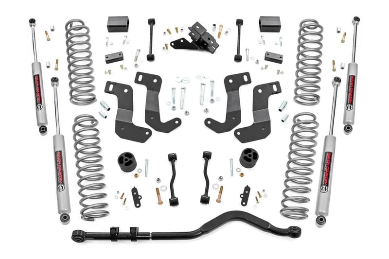 3.5 Inch Lift Kit | 4xe | 4-Door | Jeep Wrangler JL 4WD (2024-2025)