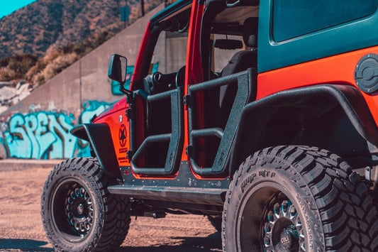 2007-2018 JEEP WRANGLER JK TUBE DOORS REAR, PAIR