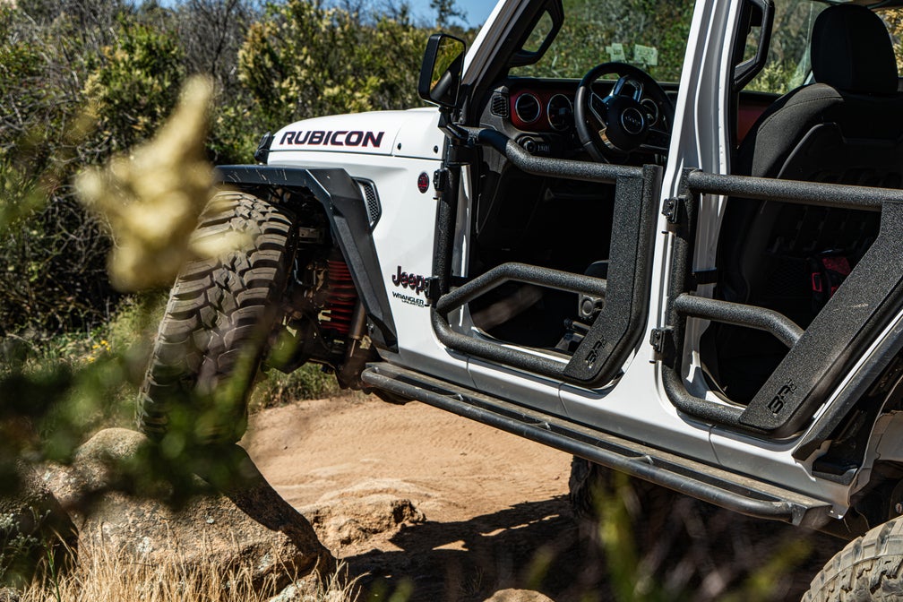 Heavy-Duty Steel Front Tube Doors for 2018-2024 Jeep Wrangler JL Gladiator JT